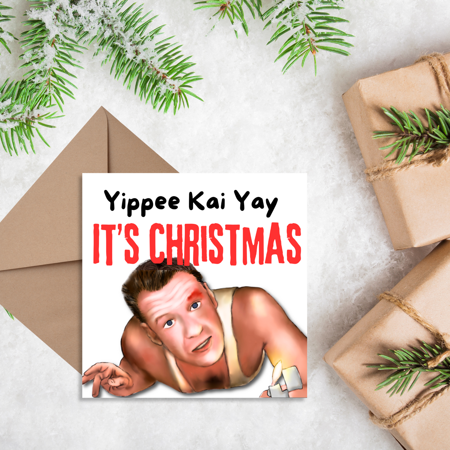 Die Hard Christmas Card, Yippee Kai Yay