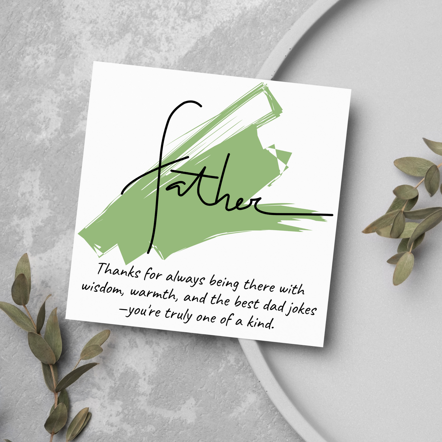 Father's Day Card, Step Father's Day Card, Card for Dad