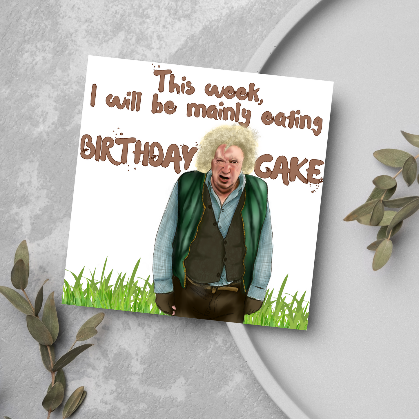 The Fast Show Birthday Card, Jessie the Farmer, This week I have been mainly