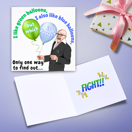 Harry Hill Birthday Card