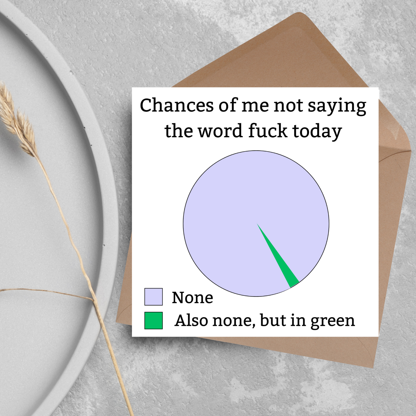 Rude Card for Any Occasion, Card for Someone Who Swears a Lot, Profanity Card