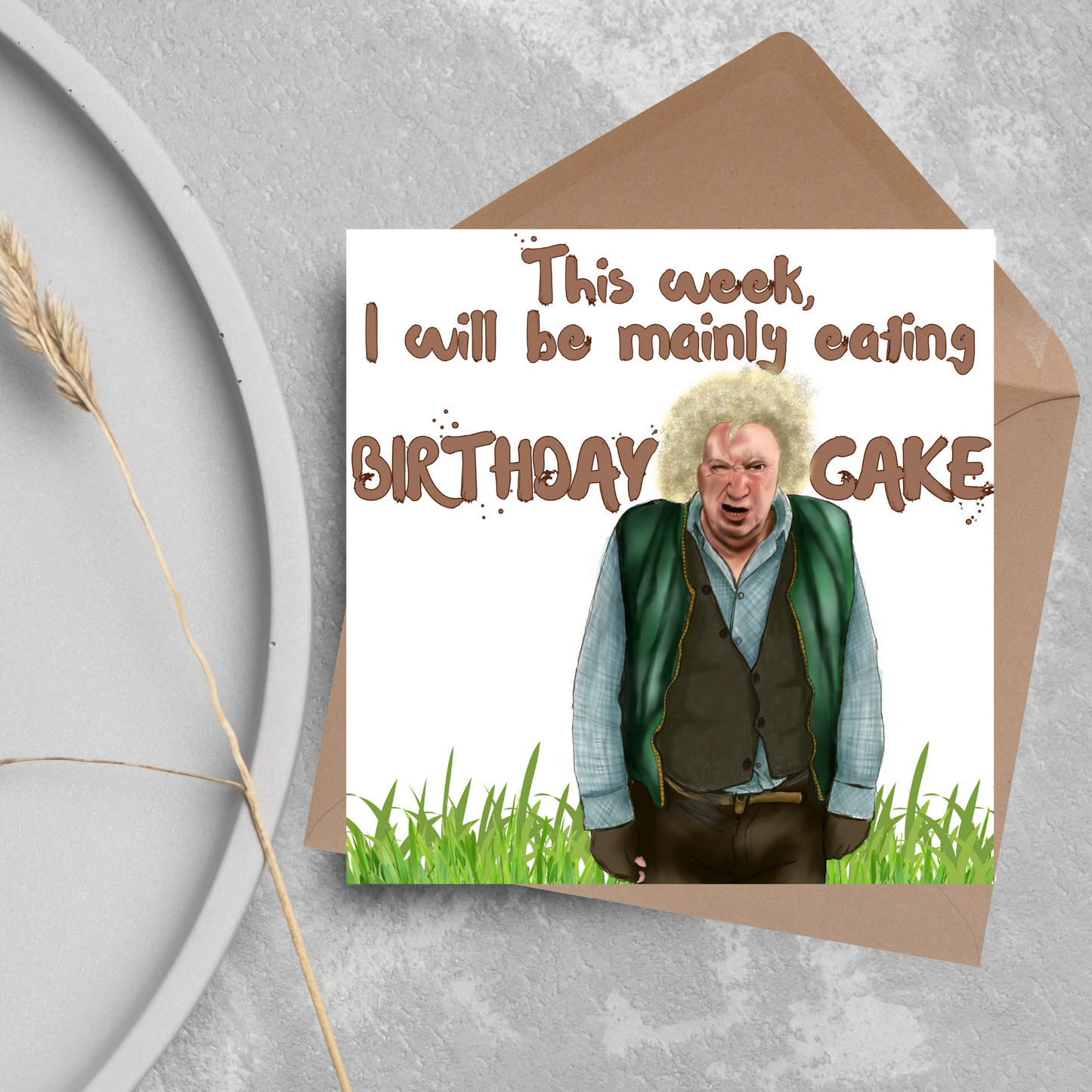 The Fast Show Birthday Card, Jessie the Farmer, This week I have been mainly
