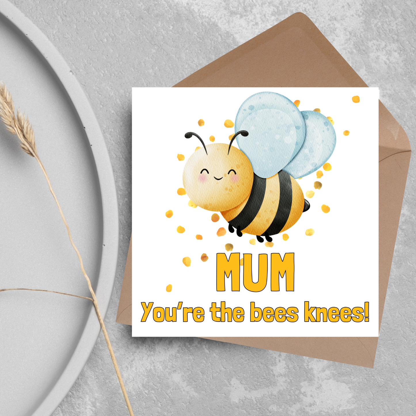 Cute Bee Mothers Day Card