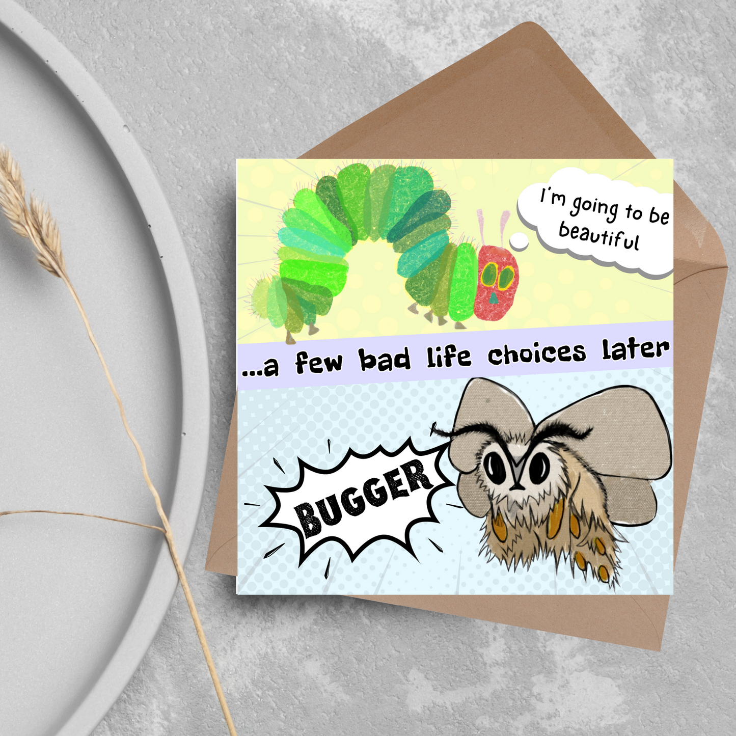 Very Hungry Caterpillar Card