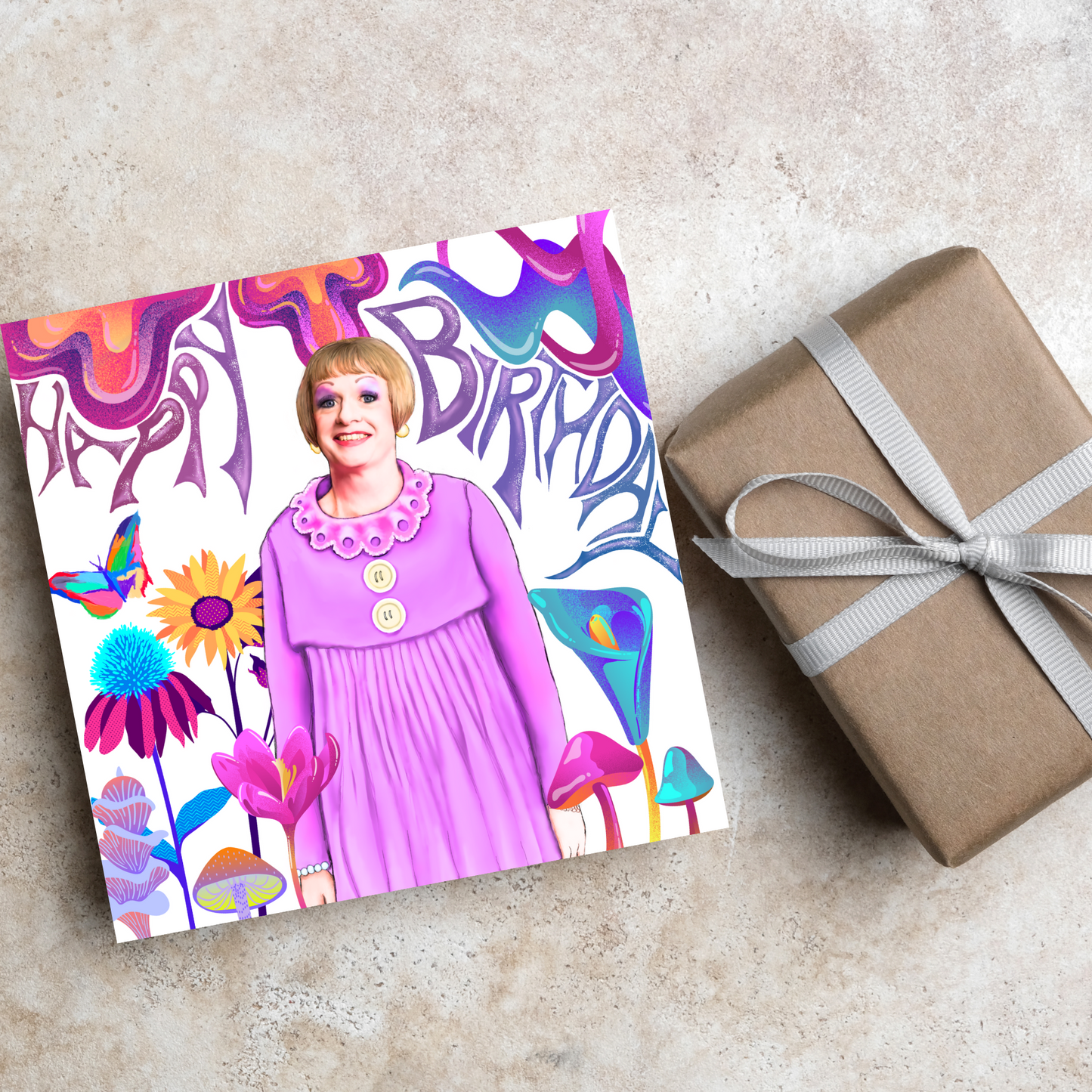 Grayson Perry Birthday Card, Art Card, Grayson Perrys Art Club, Surrealist Birthday Card