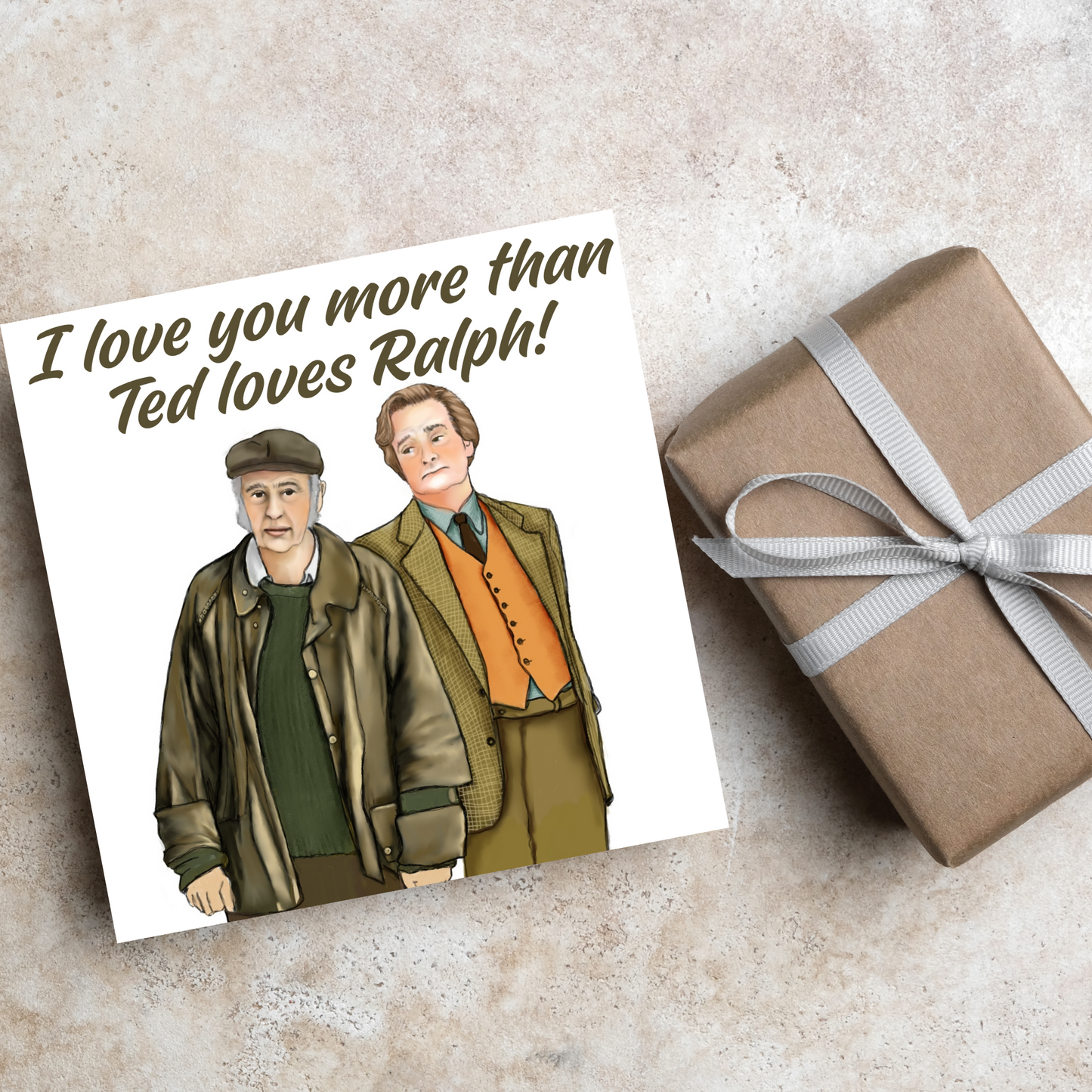 The Fast Show Ted and Ralph Valentines Card