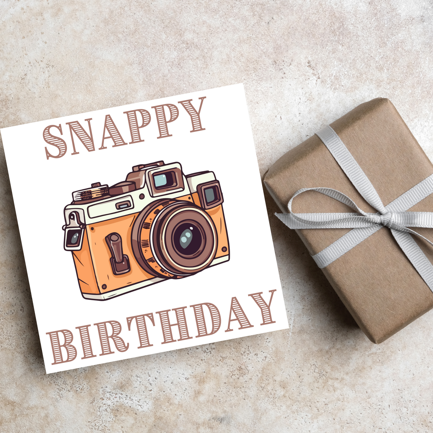 Camera Birthday Card, Photographer Card, Photography Birthday Card