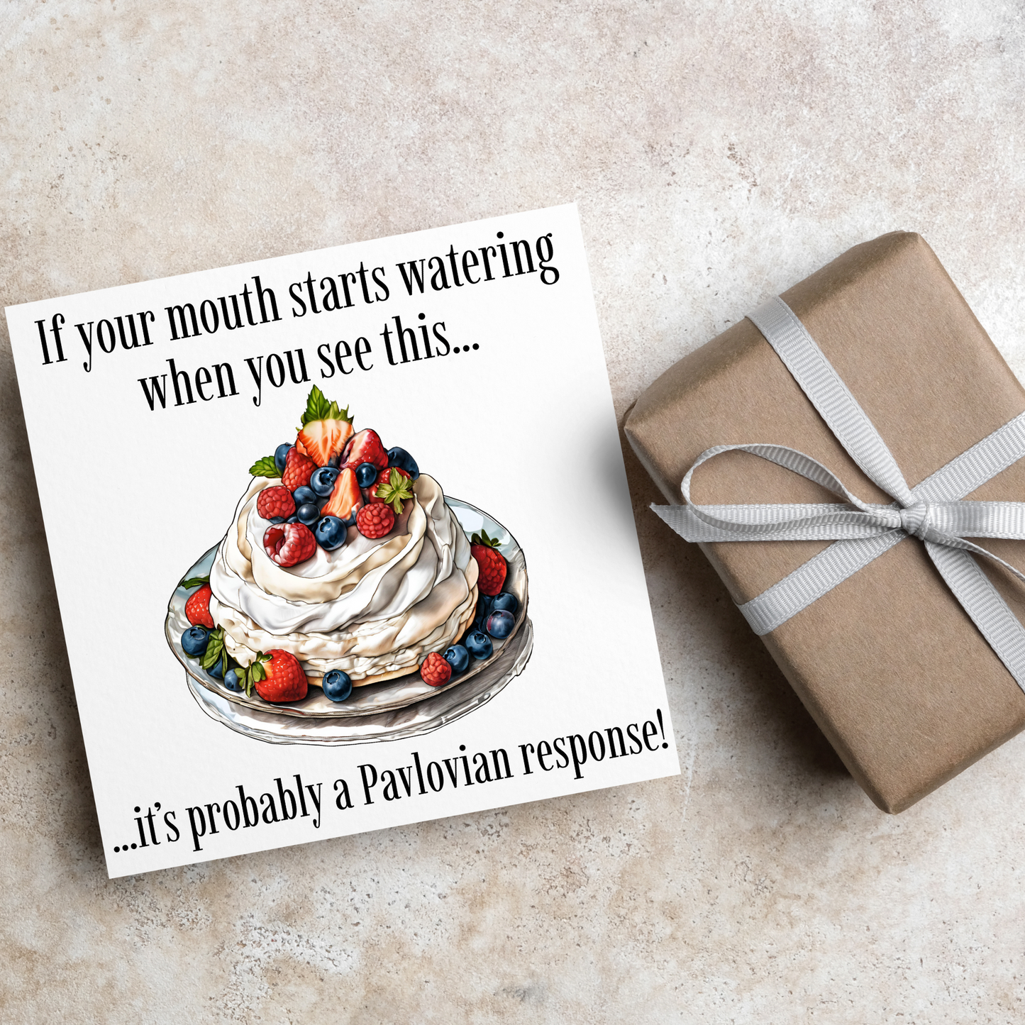 Psychology Pun Birthday Card, Funny Psychologist Card, Pavlov Card, Classic Joke Card, Funny Birthday Card for Psychologist