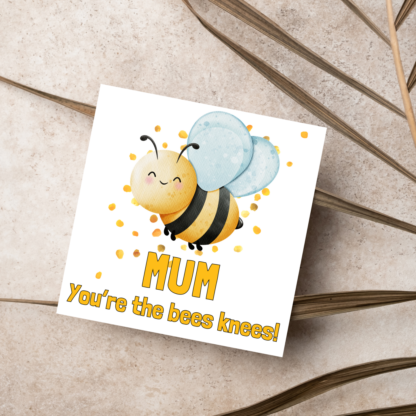 Cute Bee Mothers Day Card