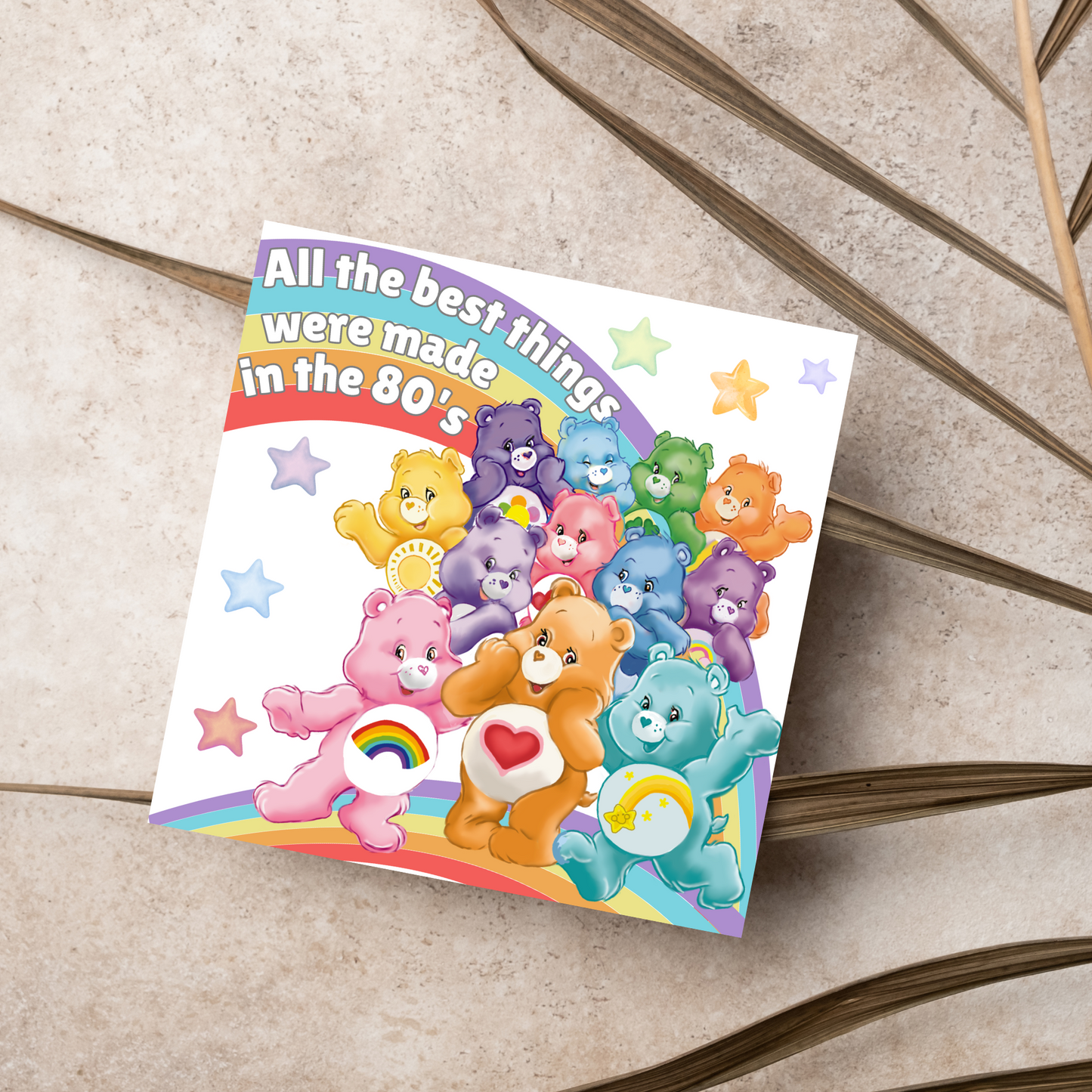 Care Bears 40th Birthday Card