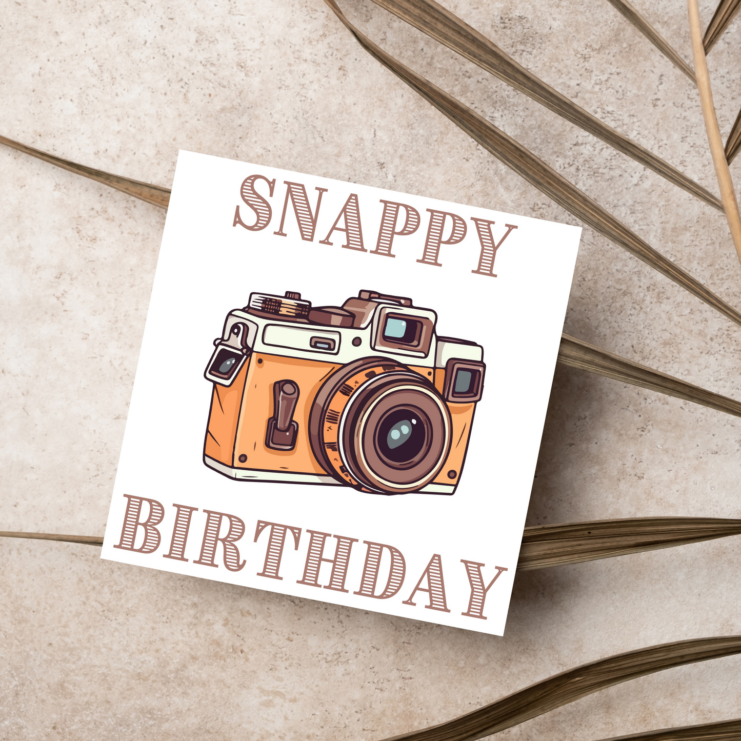 Camera Birthday Card, Photographer Card, Photography Birthday Card