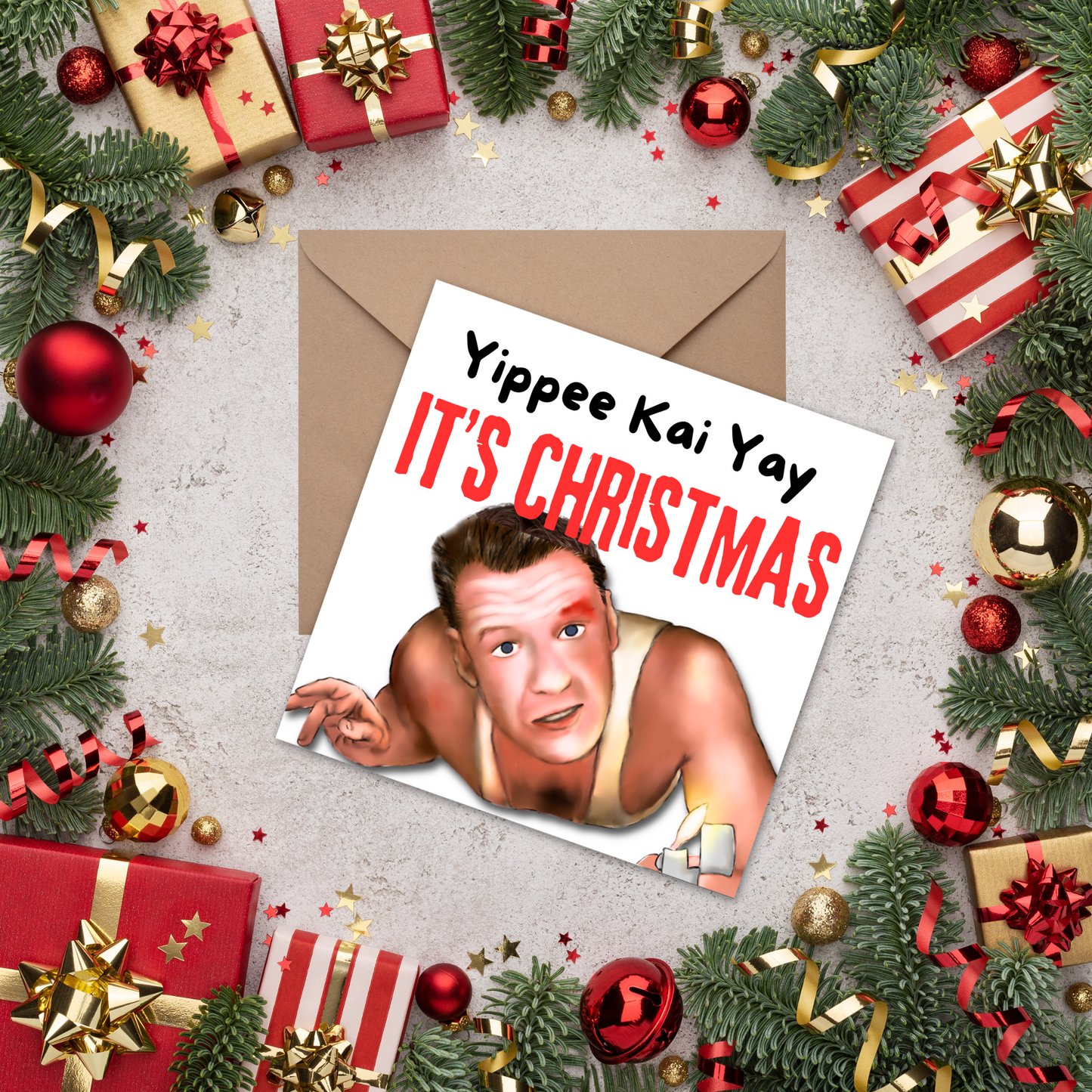Die Hard Christmas Card, Yippee Kai Yay