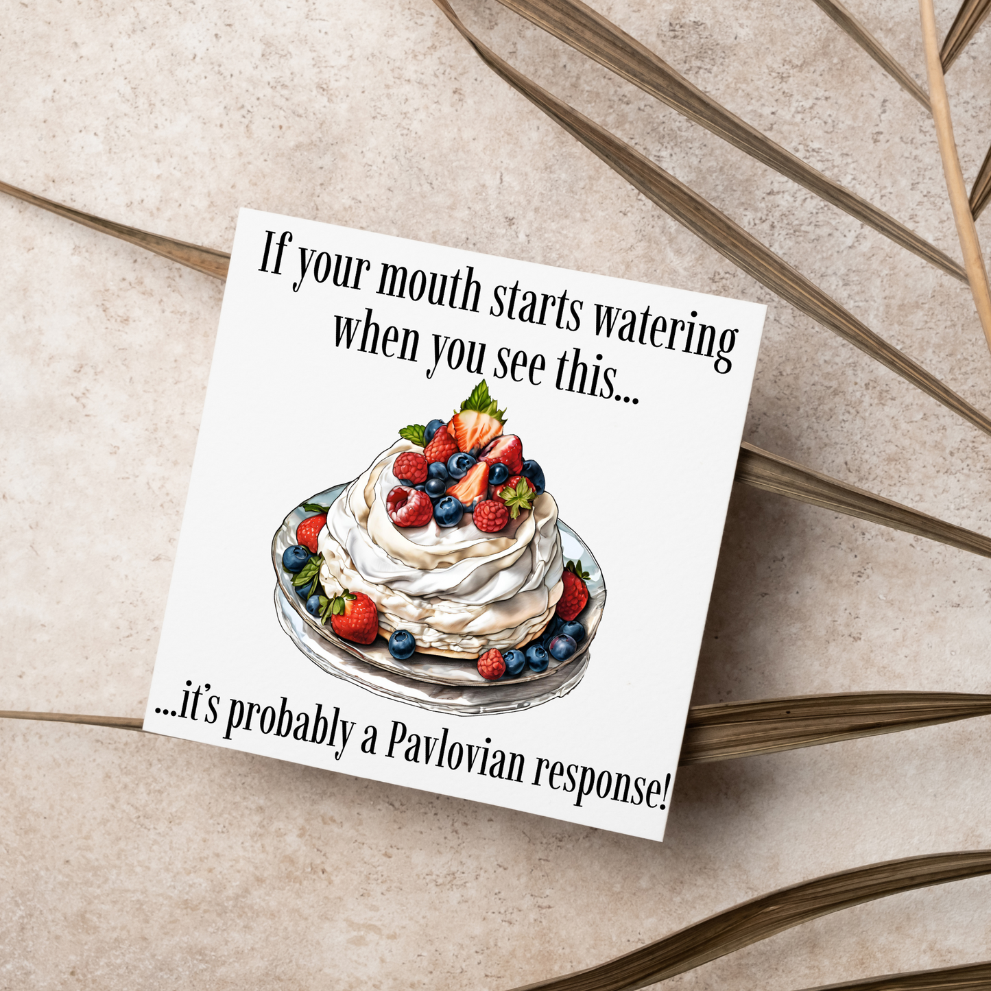 Psychology Pun Birthday Card, Funny Psychologist Card, Pavlov Card, Classic Joke Card, Funny Birthday Card for Psychologist