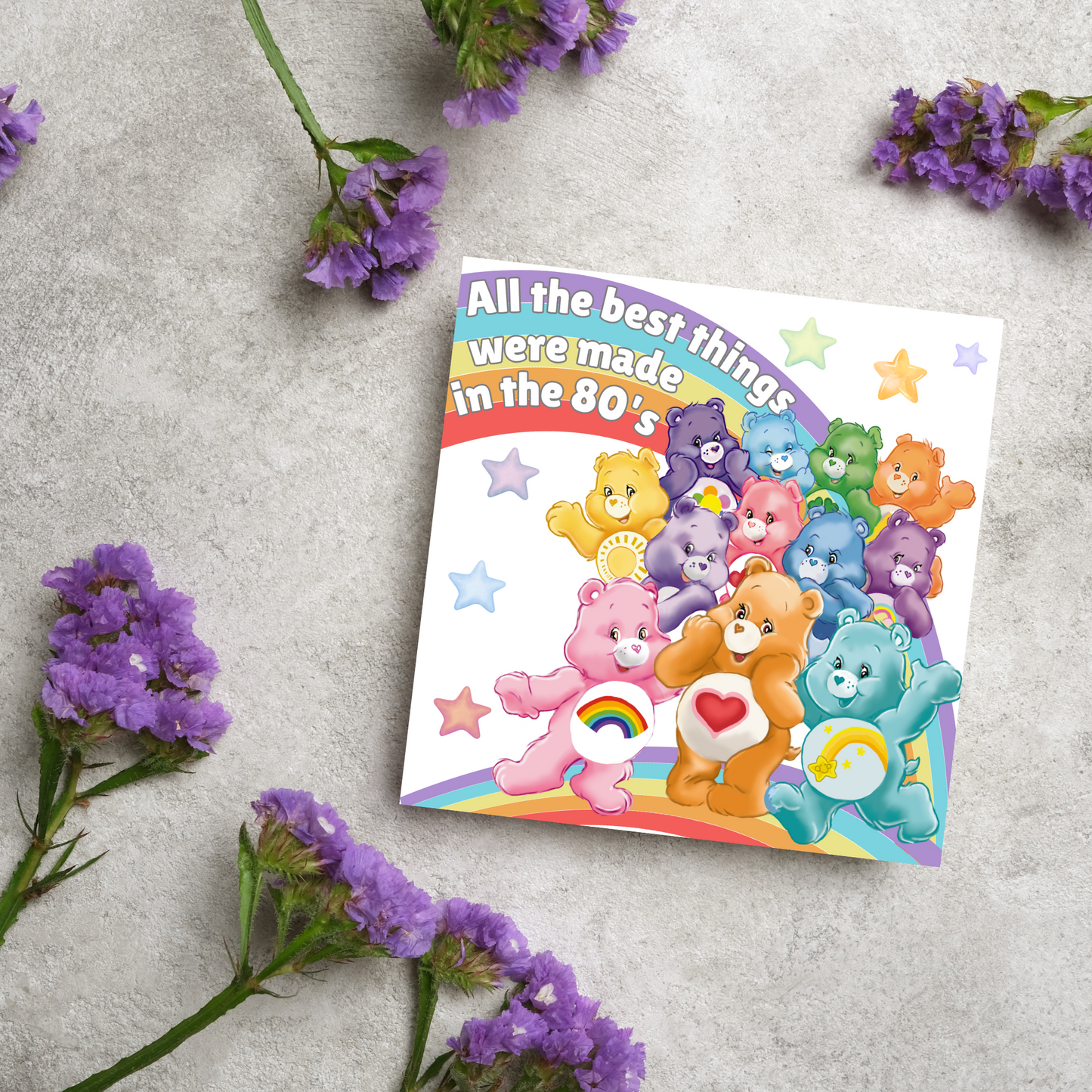 Care Bears 40th Birthday Card