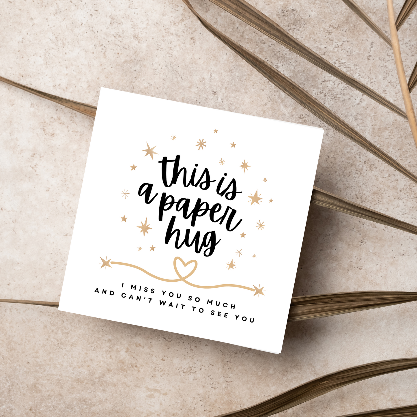 I Miss You Card, Card for Long Distance Friendship, Love Card, Best Friend Card