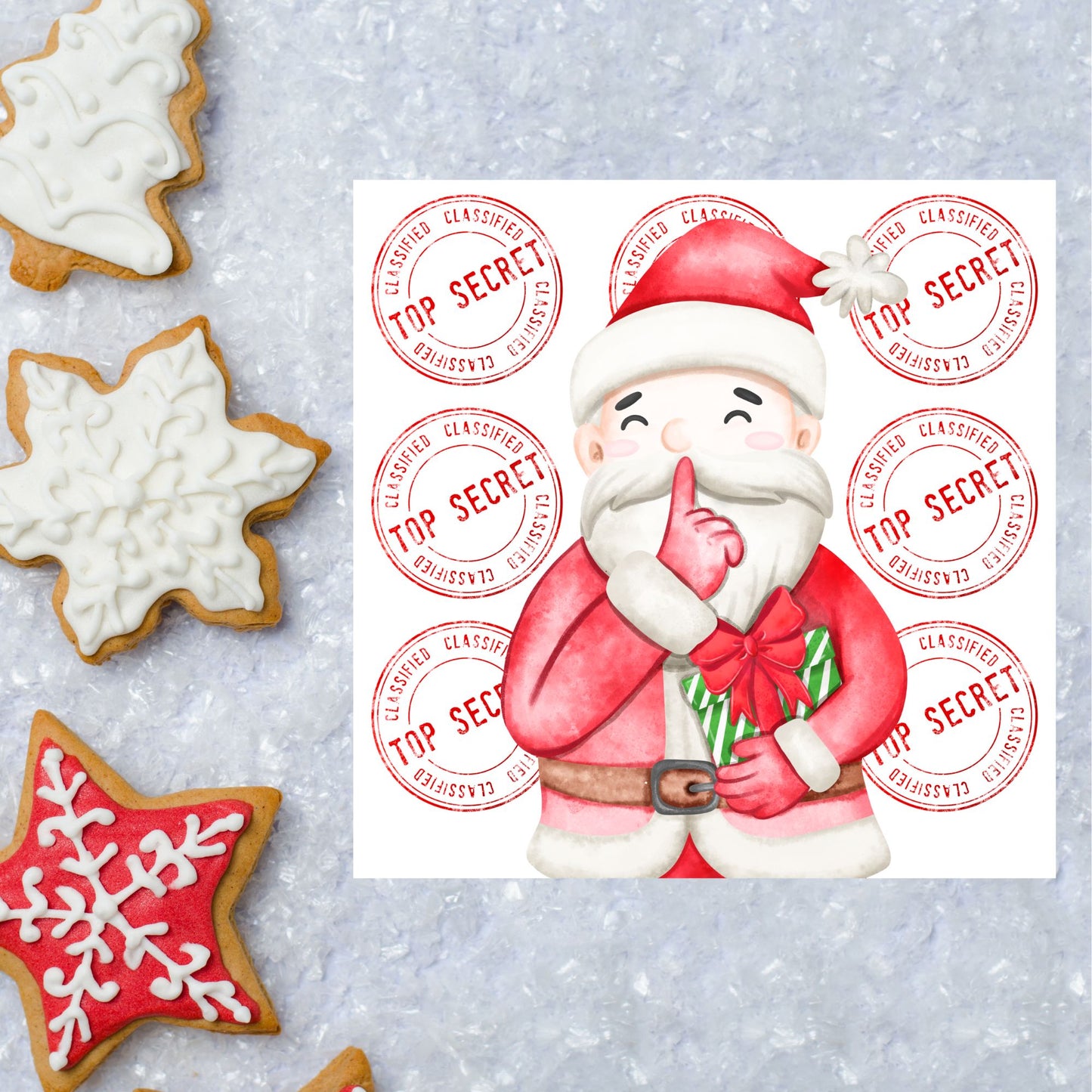 Secret Santa Christmas Card, Office Card, Work Card, Xmas Card, Co Worker Card