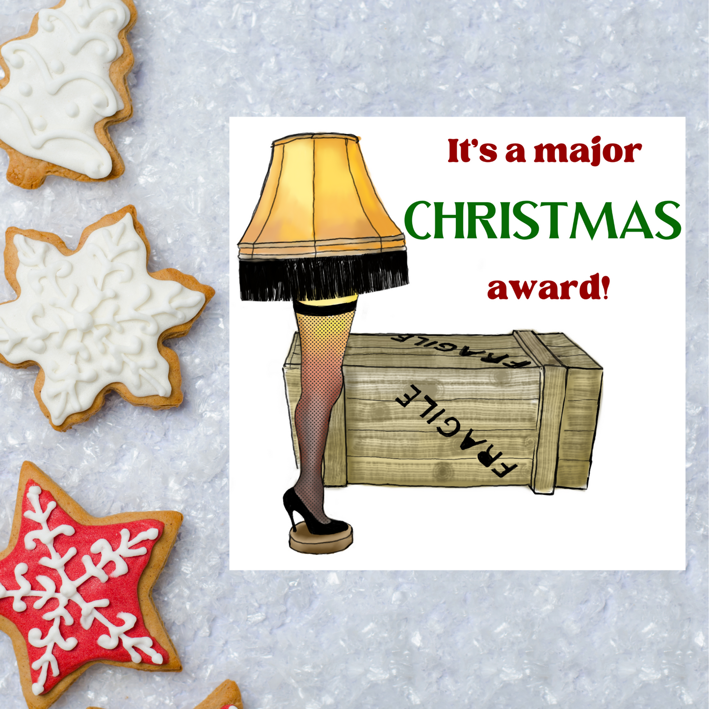 A Christmas Story Movie Card, 1980s Christmas Card, Christmas Movie Card, Notsalgia Card, Card for Brother, Card for Sister, Card for Uncle