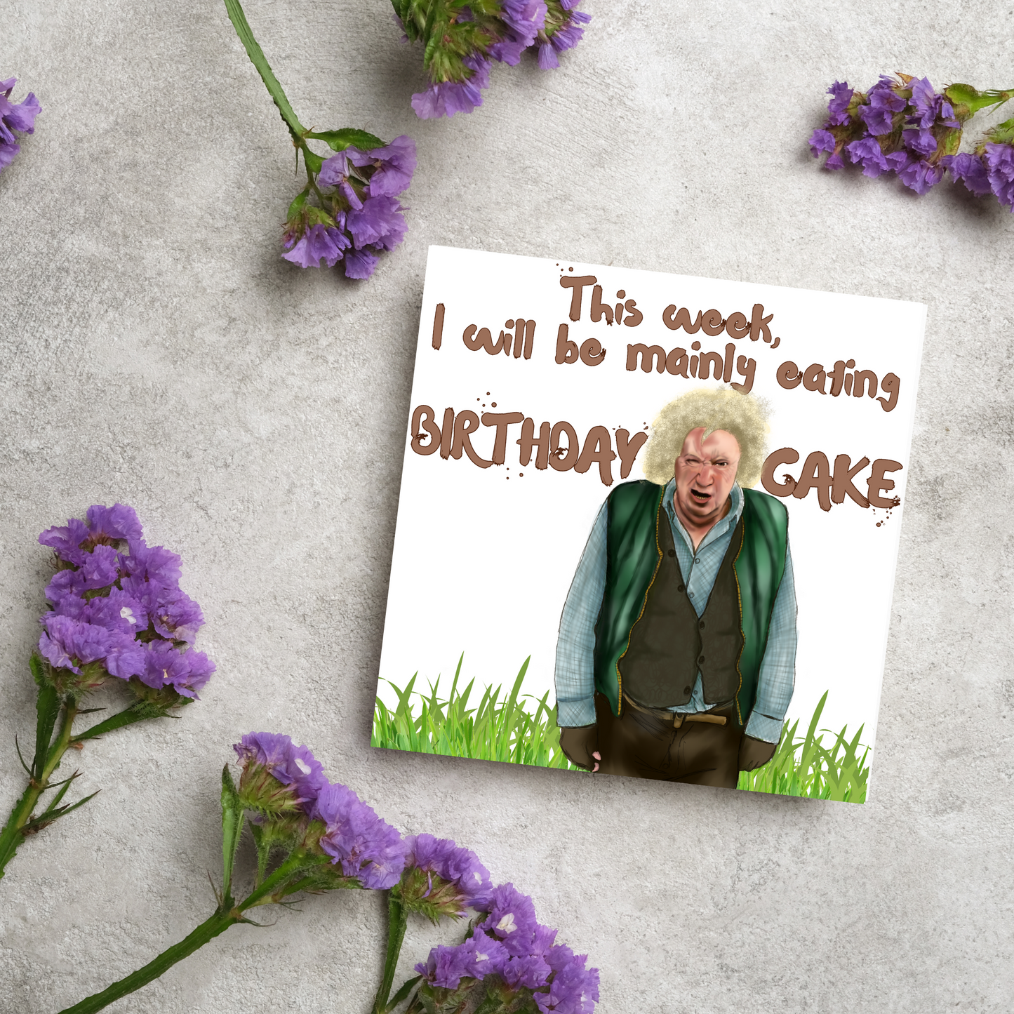 The Fast Show Birthday Card, Jessie the Farmer, This week I have been mainly