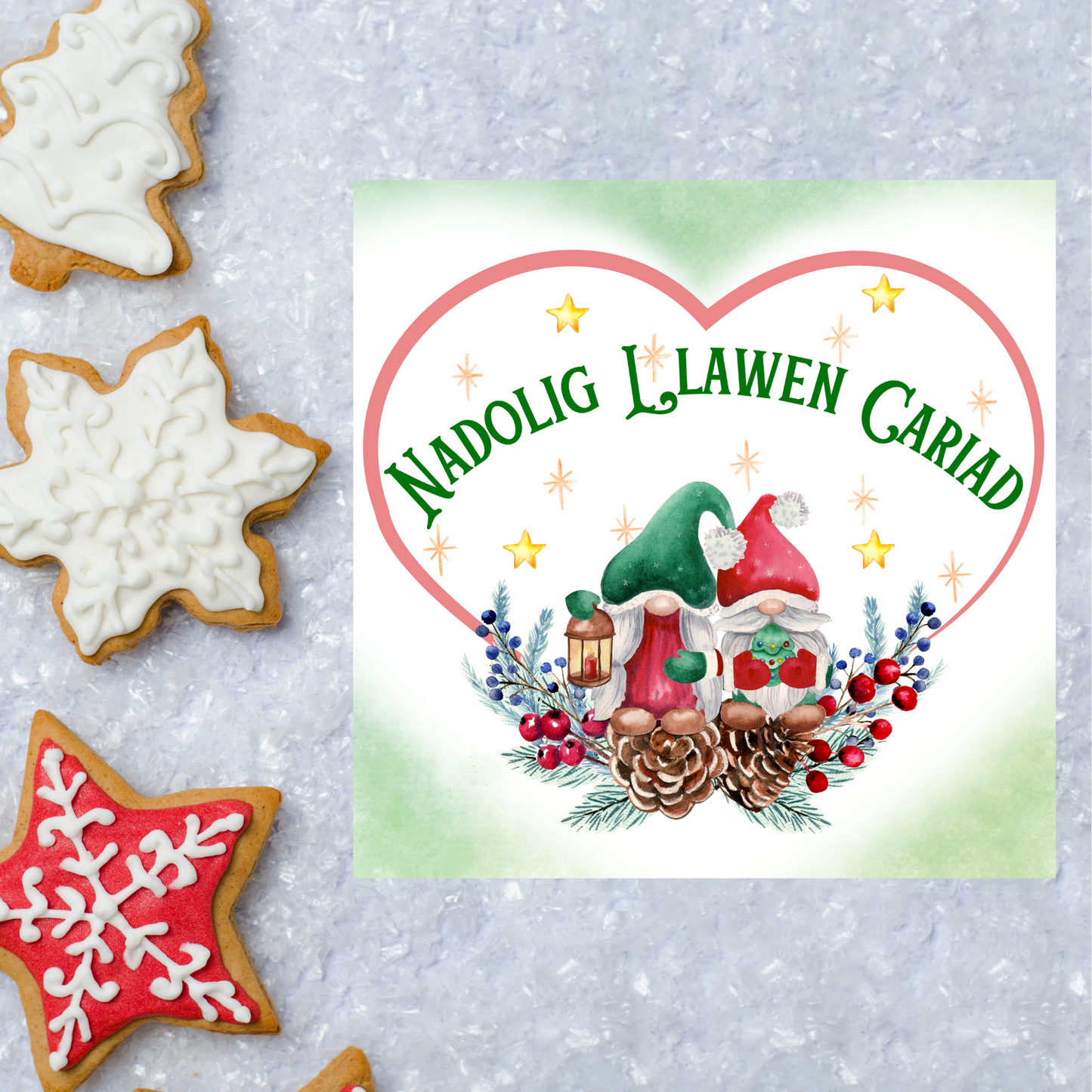 Welsh Language Christmas Card, Welsh Christmas Card, Nadolig Llawen