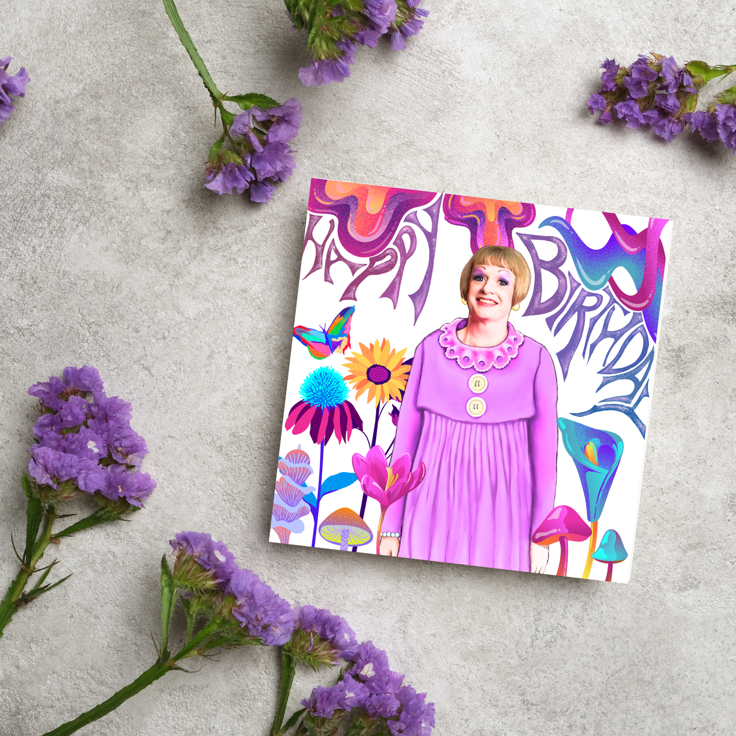 Grayson Perry Birthday Card, Art Card, Grayson Perrys Art Club, Surrealist Birthday Card