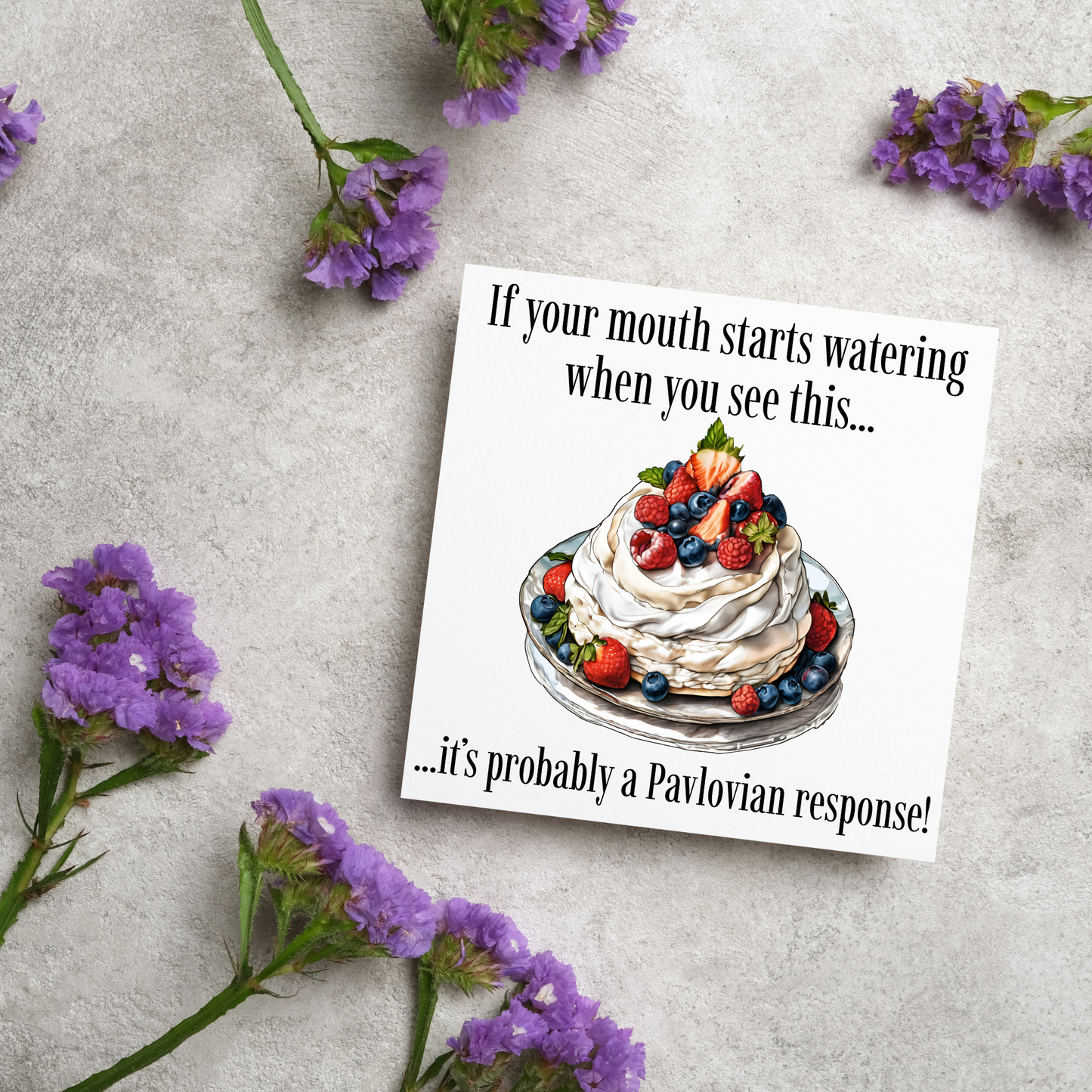 Psychology Pun Birthday Card, Funny Psychologist Card, Pavlov Card, Classic Joke Card, Funny Birthday Card for Psychologist