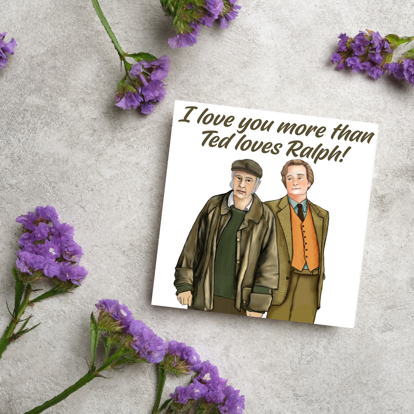 The Fast Show Ted and Ralph Valentines Card