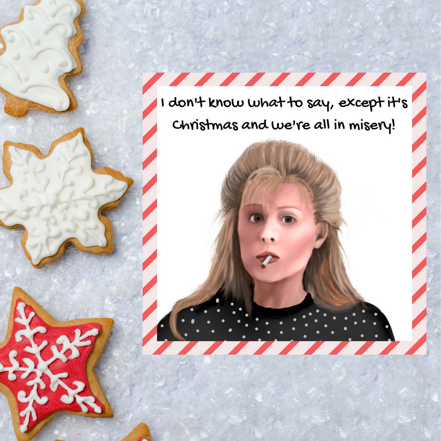 National Lampoons Christmas Vacation Card, Ellen Griswold, Christmas Card For Mum