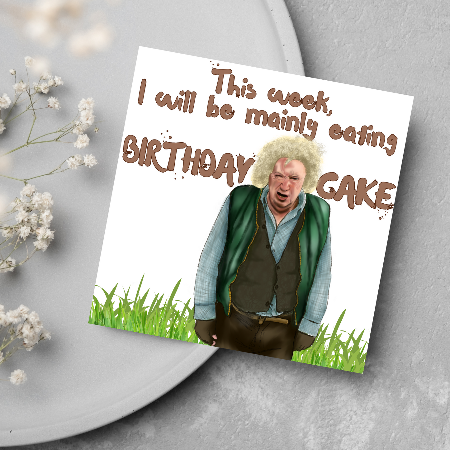 The Fast Show Birthday Card, Jessie the Farmer, This week I have been mainly