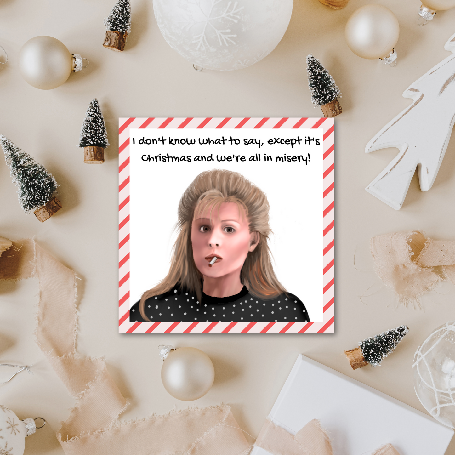 National Lampoons Christmas Vacation Card, Ellen Griswold, Christmas Card For Mum