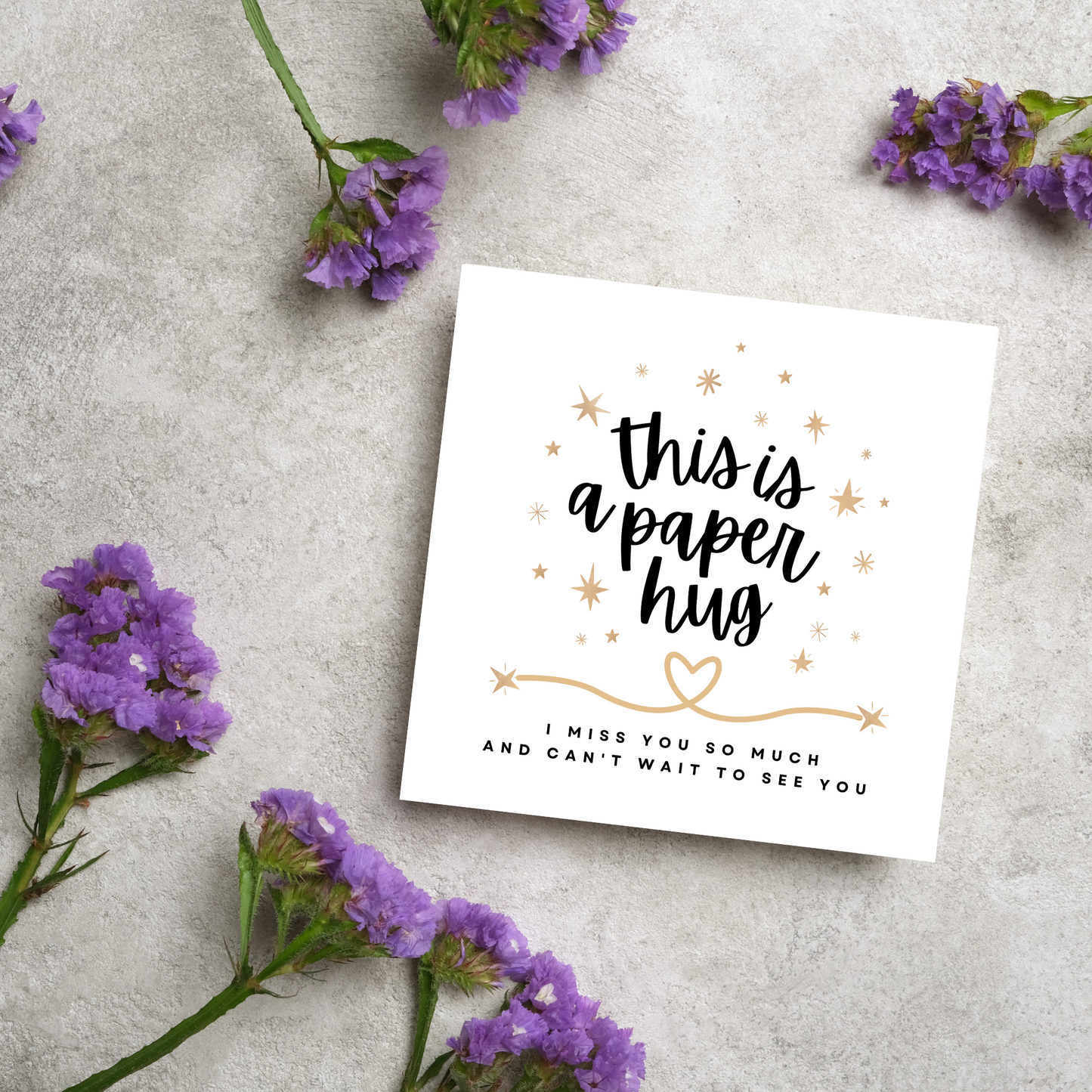 I Miss You Card, Card for Long Distance Friendship, Love Card, Best Friend Card