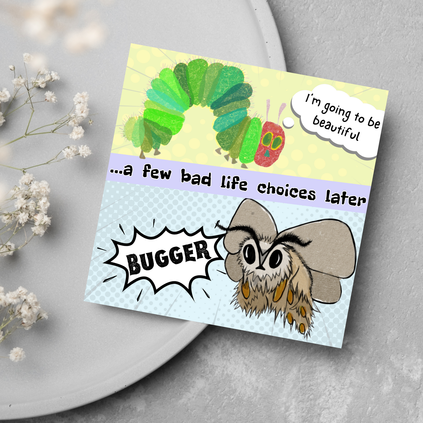 Very Hungry Caterpillar Card
