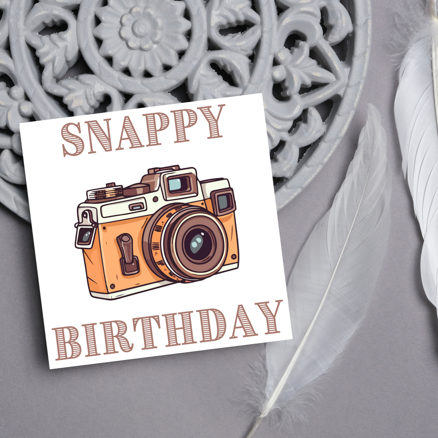 Camera Birthday Card, Photographer Card, Photography Birthday Card