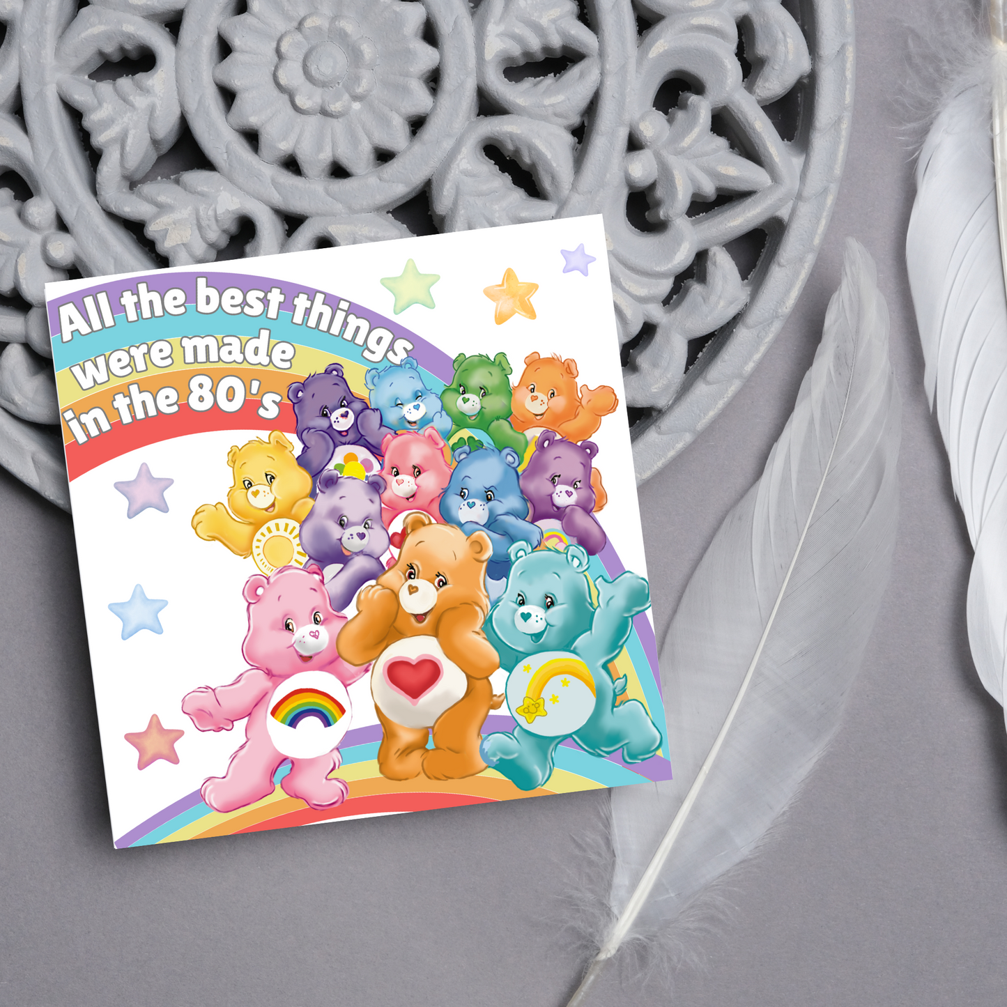 Care Bears 40th Birthday Card