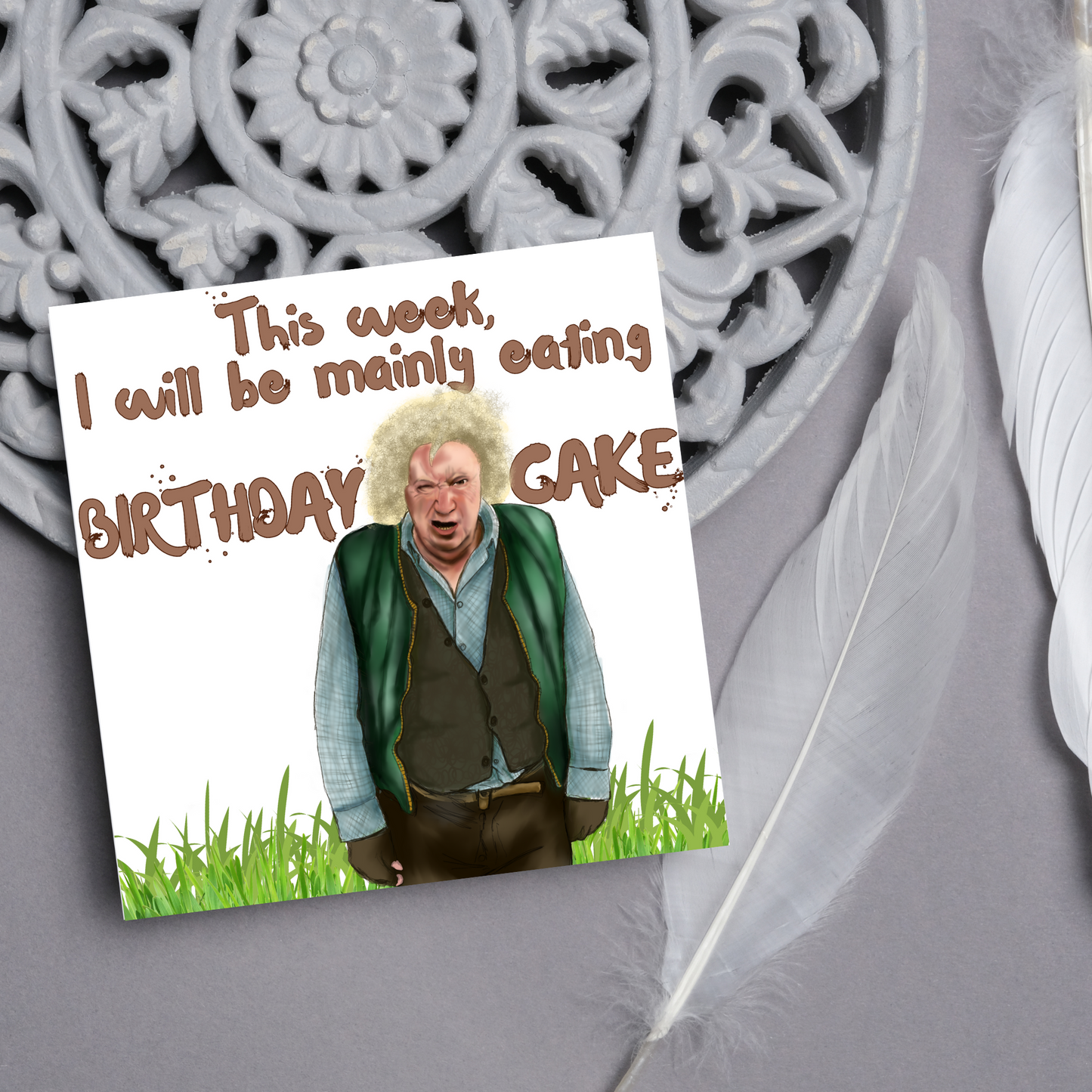 The Fast Show Birthday Card, Jessie the Farmer, This week I have been mainly