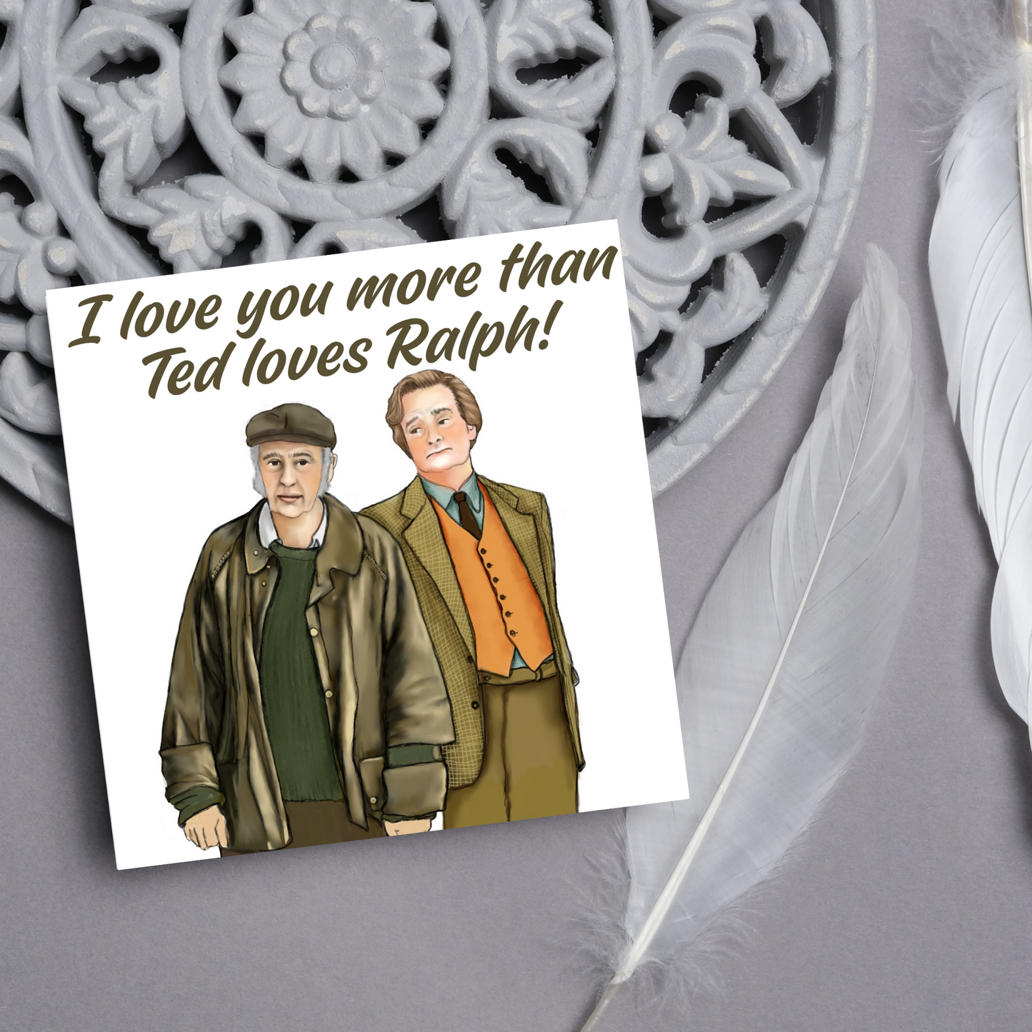 The Fast Show Ted and Ralph Valentines Card