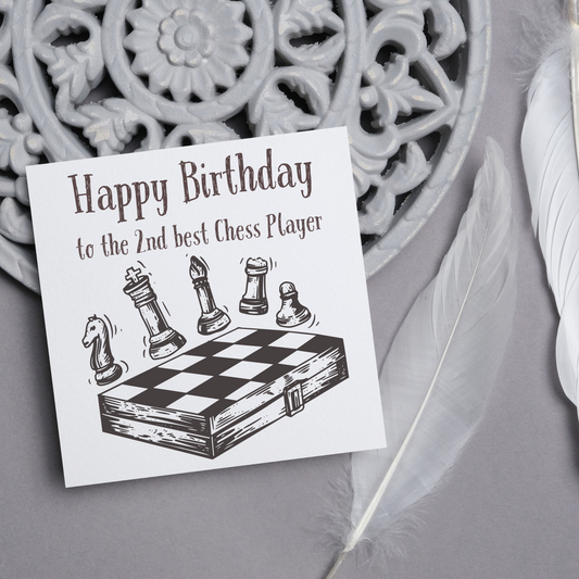Chess Themed Birthday Card