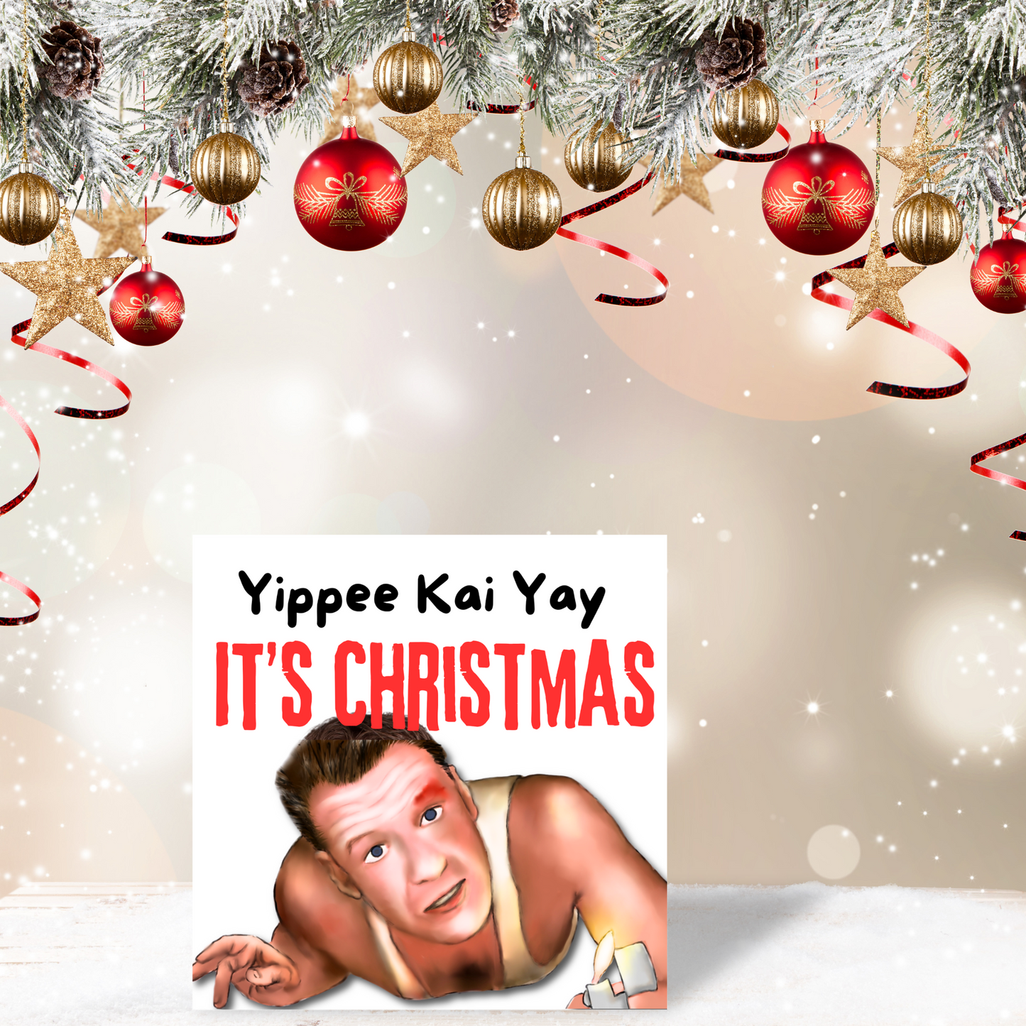 Die Hard Christmas Card, Yippee Kai Yay