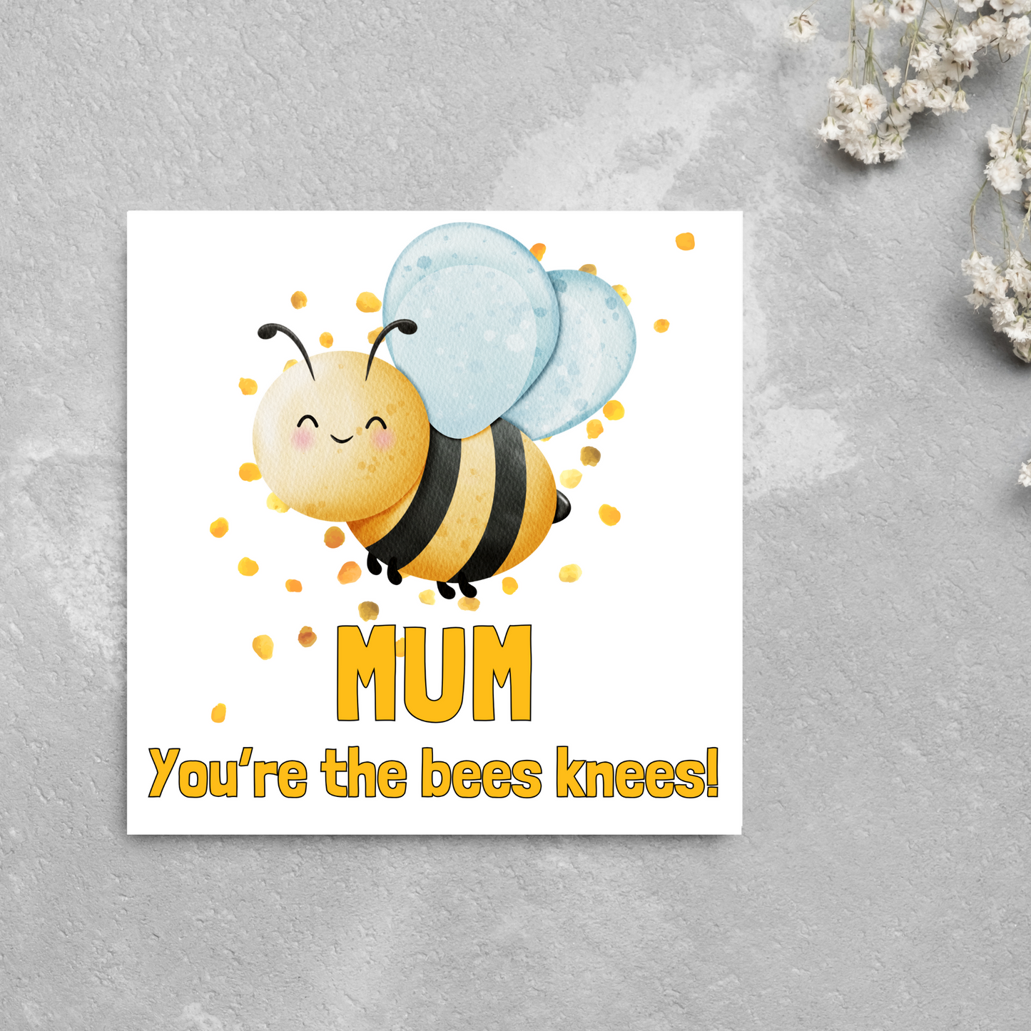 Cute Bee Mothers Day Card