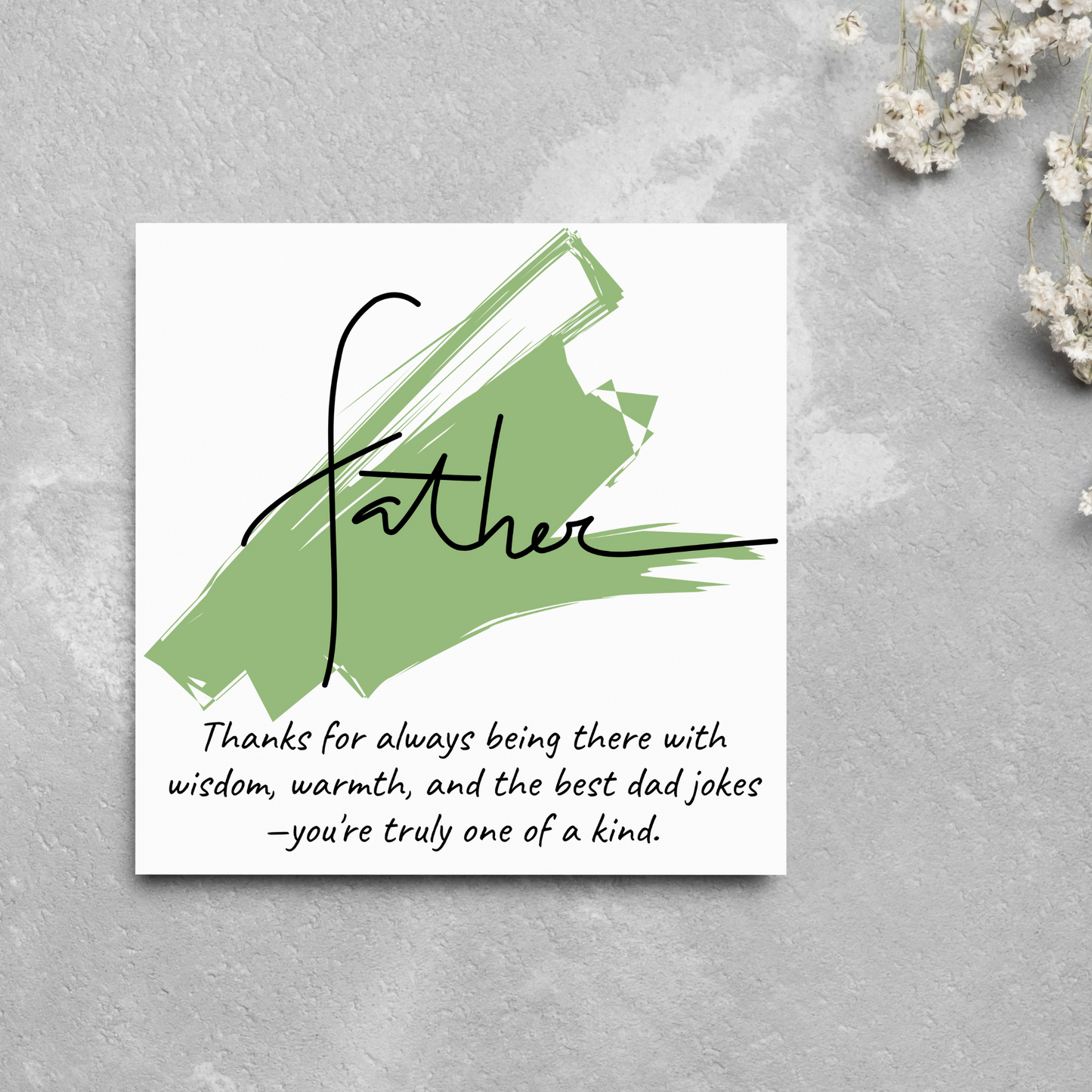 Father's Day Card, Step Father's Day Card, Card for Dad