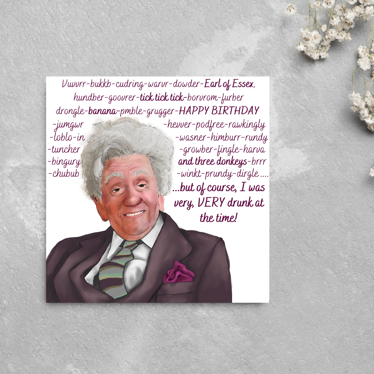 The Fast Show Birthday Card, Rowley Birkin QC, Very Drunk At The Time