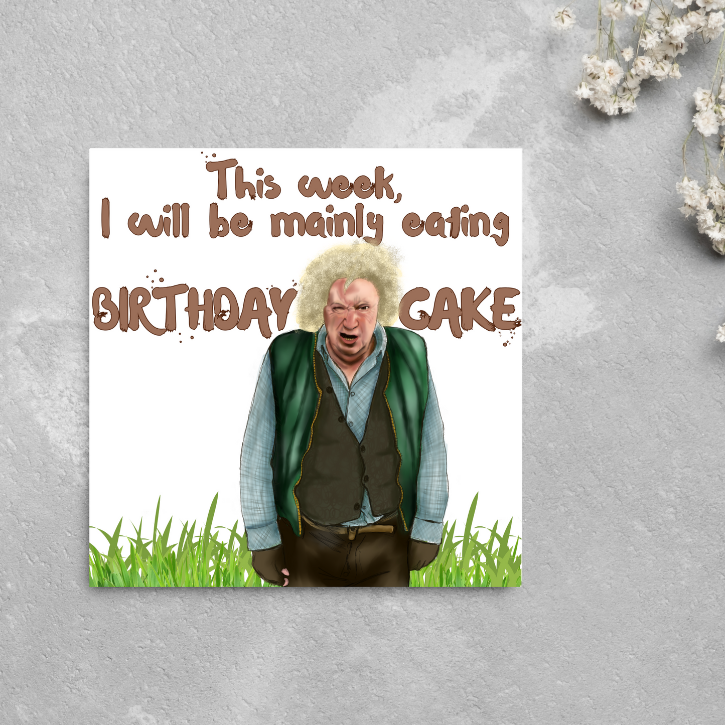 The Fast Show Birthday Card, Jessie the Farmer, This week I have been mainly