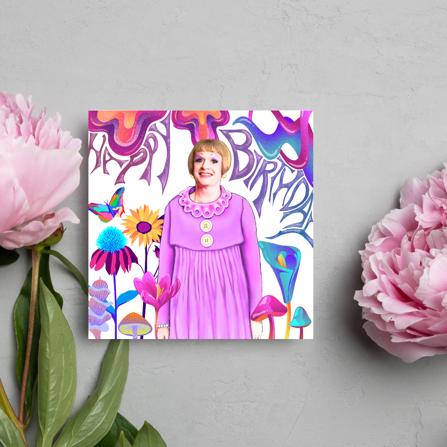 Grayson Perry Birthday Card, Art Card, Grayson Perrys Art Club, Surrealist Birthday Card