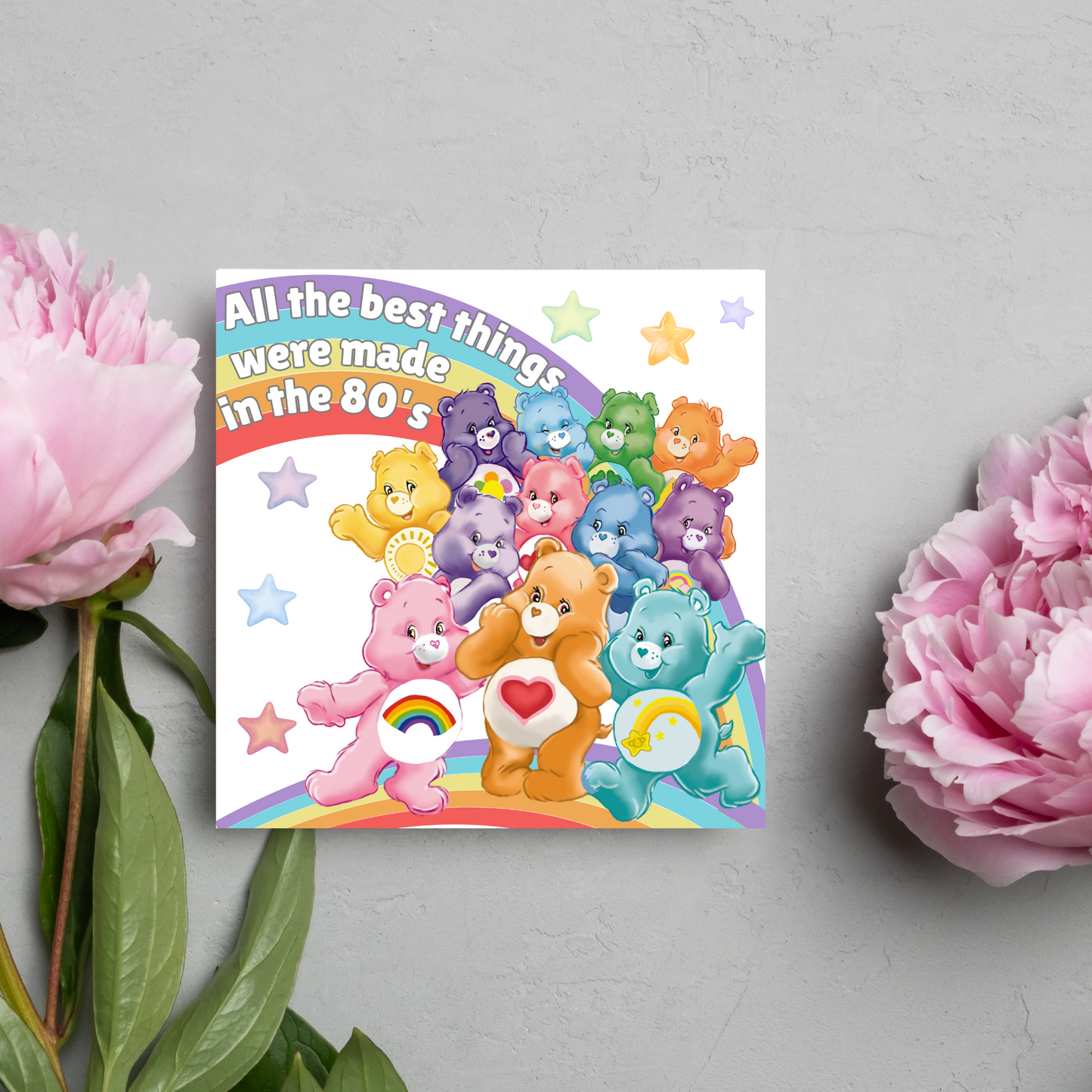 Care Bears 40th Birthday Card