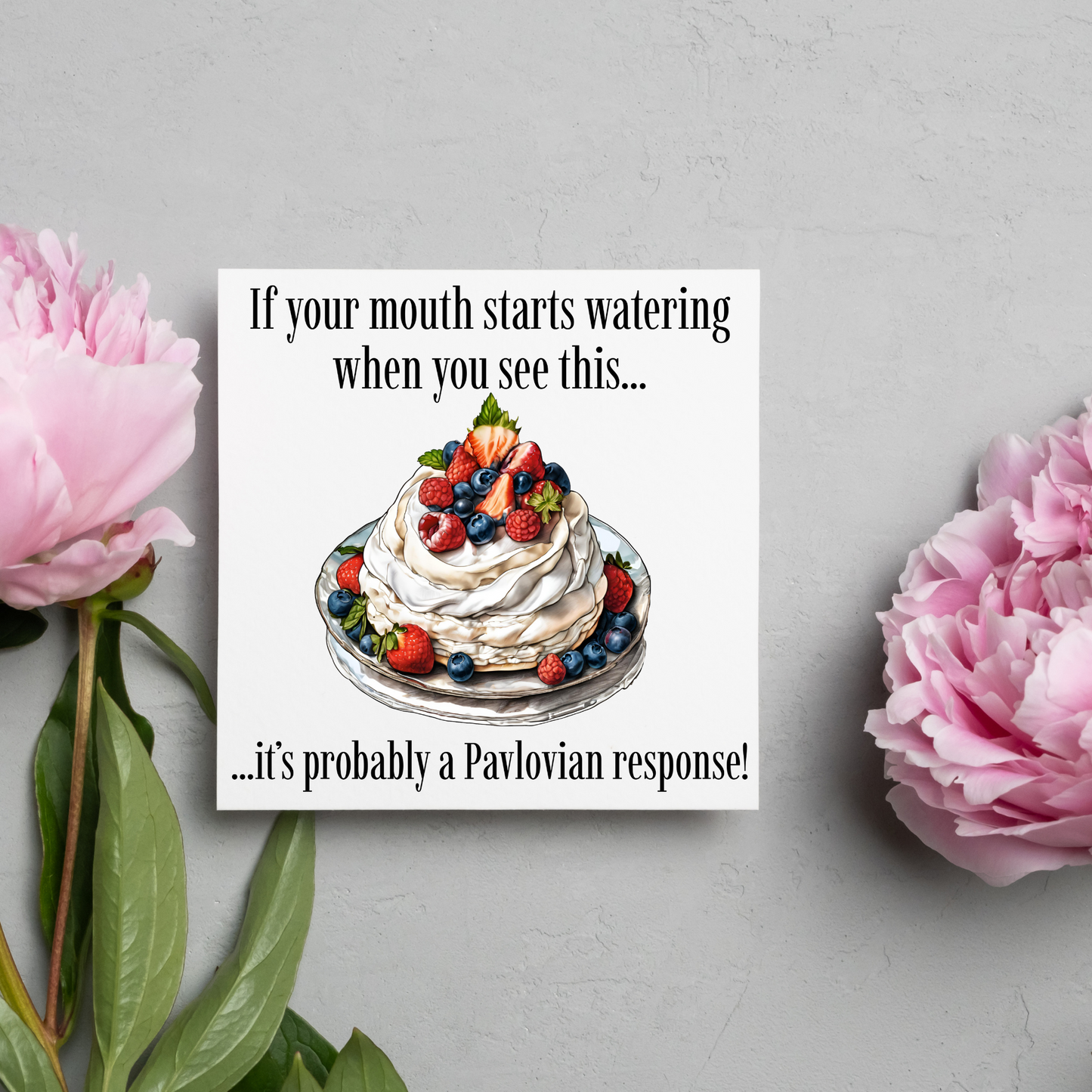 Psychology Pun Birthday Card, Funny Psychologist Card, Pavlov Card, Classic Joke Card, Funny Birthday Card for Psychologist
