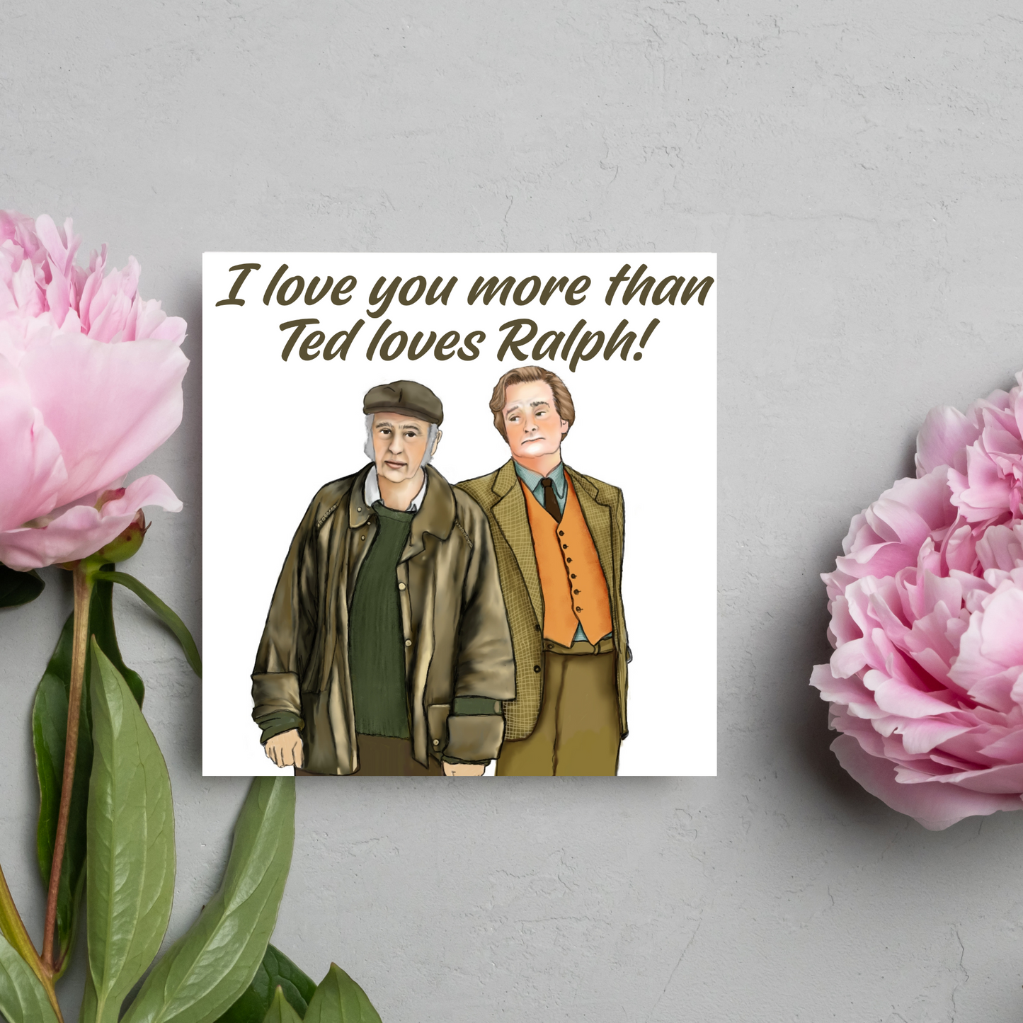 The Fast Show Ted and Ralph Valentines Card