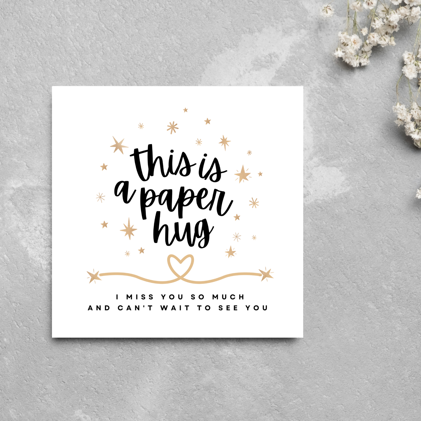 I Miss You Card, Card for Long Distance Friendship, Love Card, Best Friend Card
