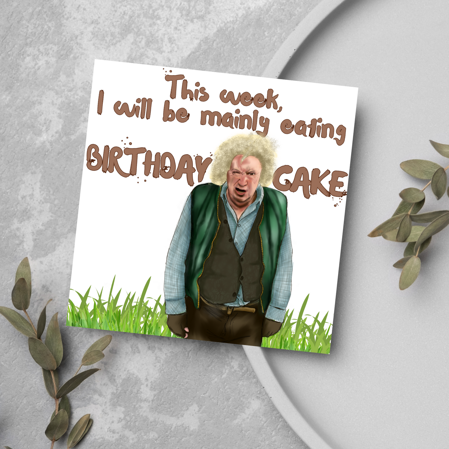 The Fast Show Birthday Card, Jessie the Farmer, This week I have been mainly