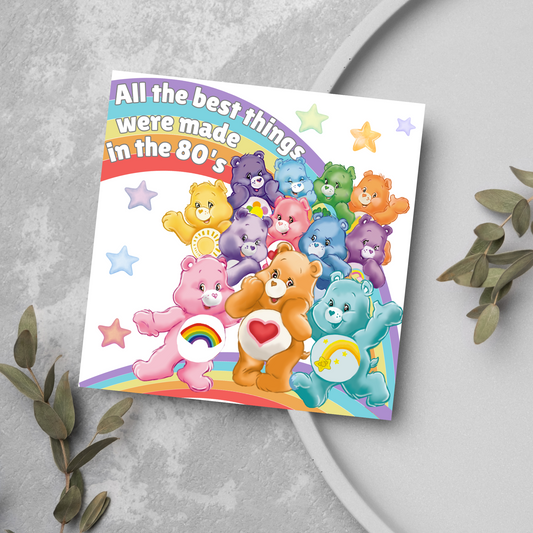 Care Bears 40th Birthday Card