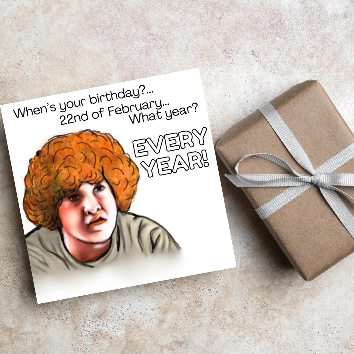 Hot Fuzz Birthday Card - When's your Birthday?