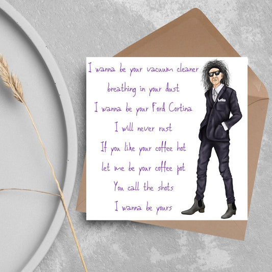 John Cooper Clarke Valentines Card
